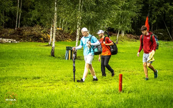 Disc Golf Cup otrā diena Riga Disc Golf Park