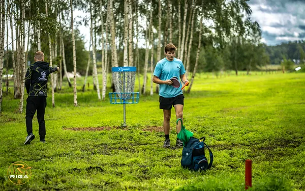 Disc Golf Cup otrā diena Riga Disc Golf Park