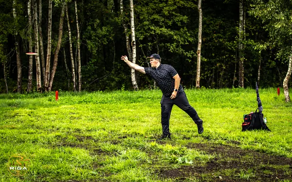 Disc Golf Cup otrā diena Riga Disc Golf Park