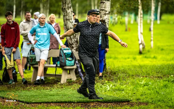 Disc Golf Cup otrā diena Riga Disc Golf Park