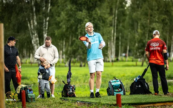 Disc Golf Cup otrā diena Riga Disc Golf Park