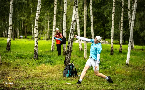 Disc Golf Cup otrā diena Riga Disc Golf Park