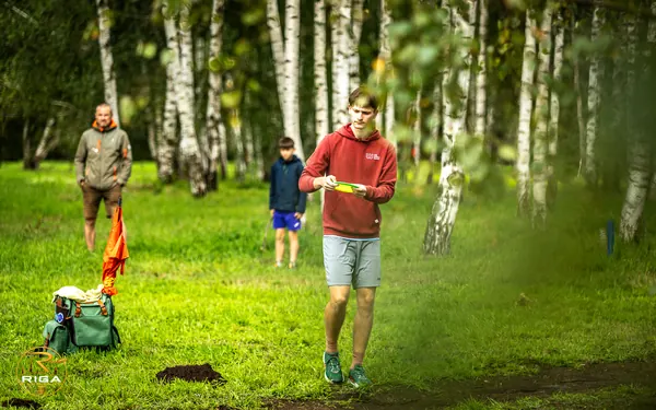 Disc Golf Cup otrā diena Riga Disc Golf Park